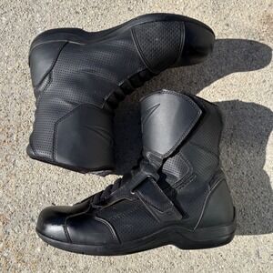 Alpinestars Ridge 2 Air Mens Motorcycle Boots Black Size 9.5 US 44 EUR